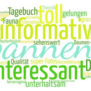 Informativ, toll und spannend sind drei genannte Begriffe zu unserem Bilderblog, die uns besonders gefreut haben.