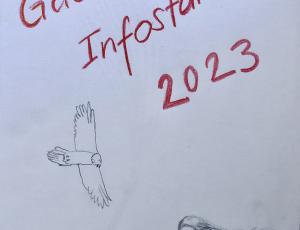 Auch 2023 gab es wieder viele kreative Einträge im Gästebuch